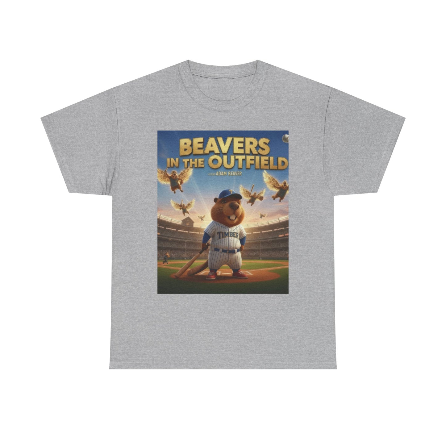 Adam Beaver: Beavers In The Outfield T-Shirt