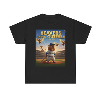 Adam Beaver: Beavers In The Outfield T-Shirt