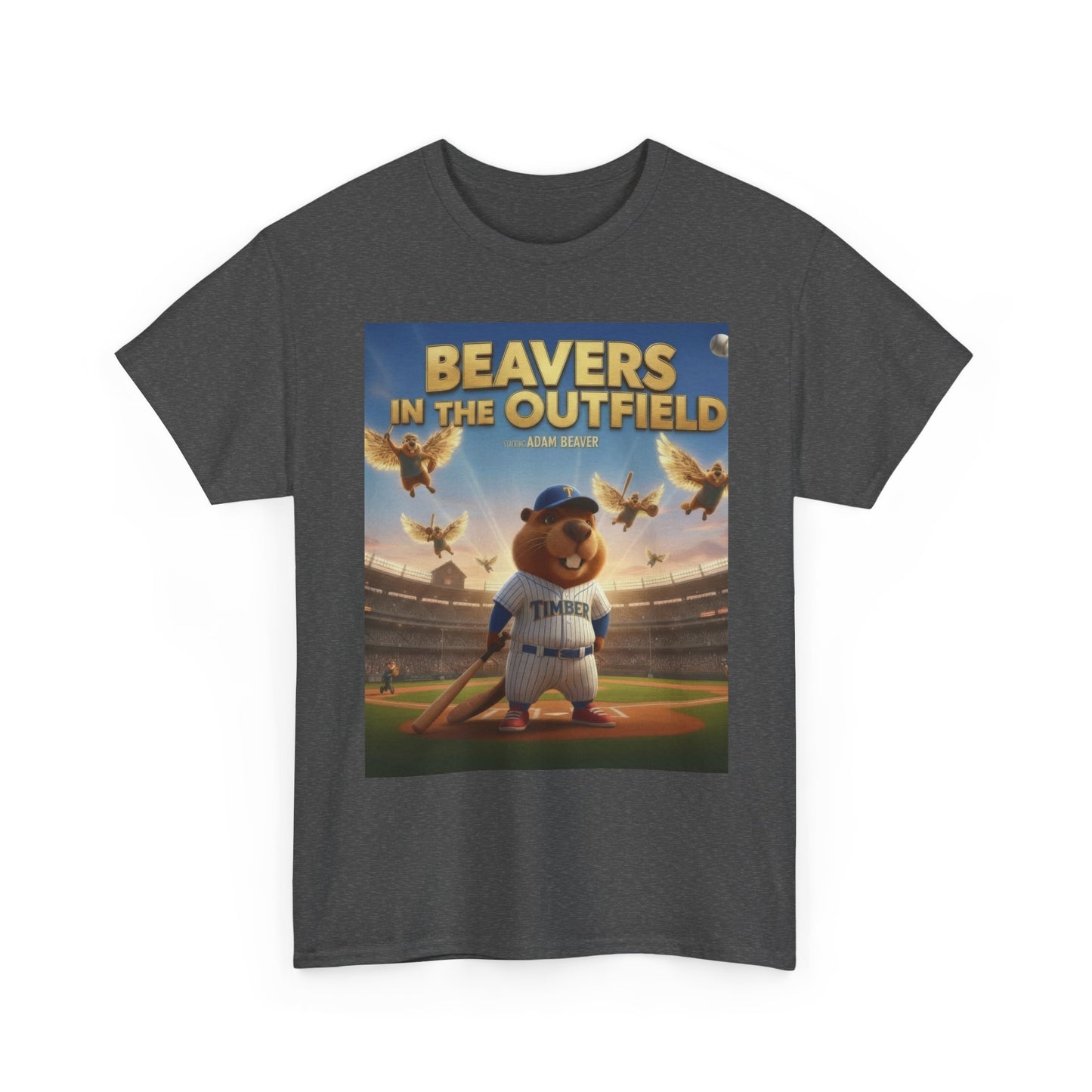 Adam Beaver: Beavers In The Outfield T-Shirt