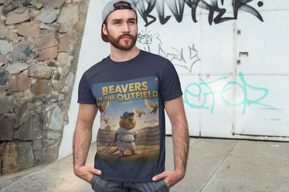 Adam Beaver: Beavers In The Outfield T-Shirt