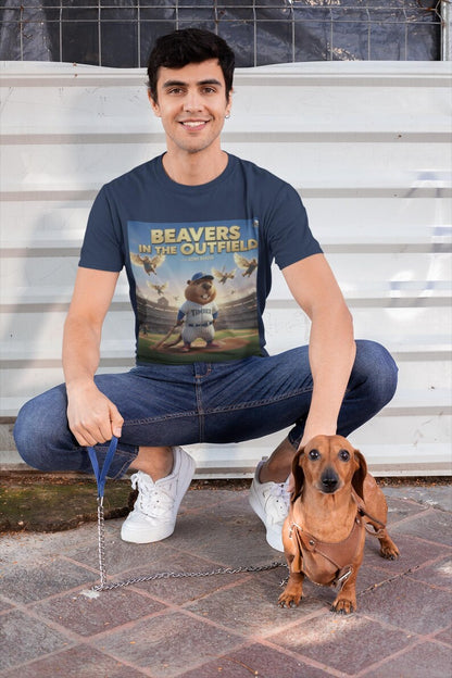Adam Beaver: Beavers In The Outfield T-Shirt